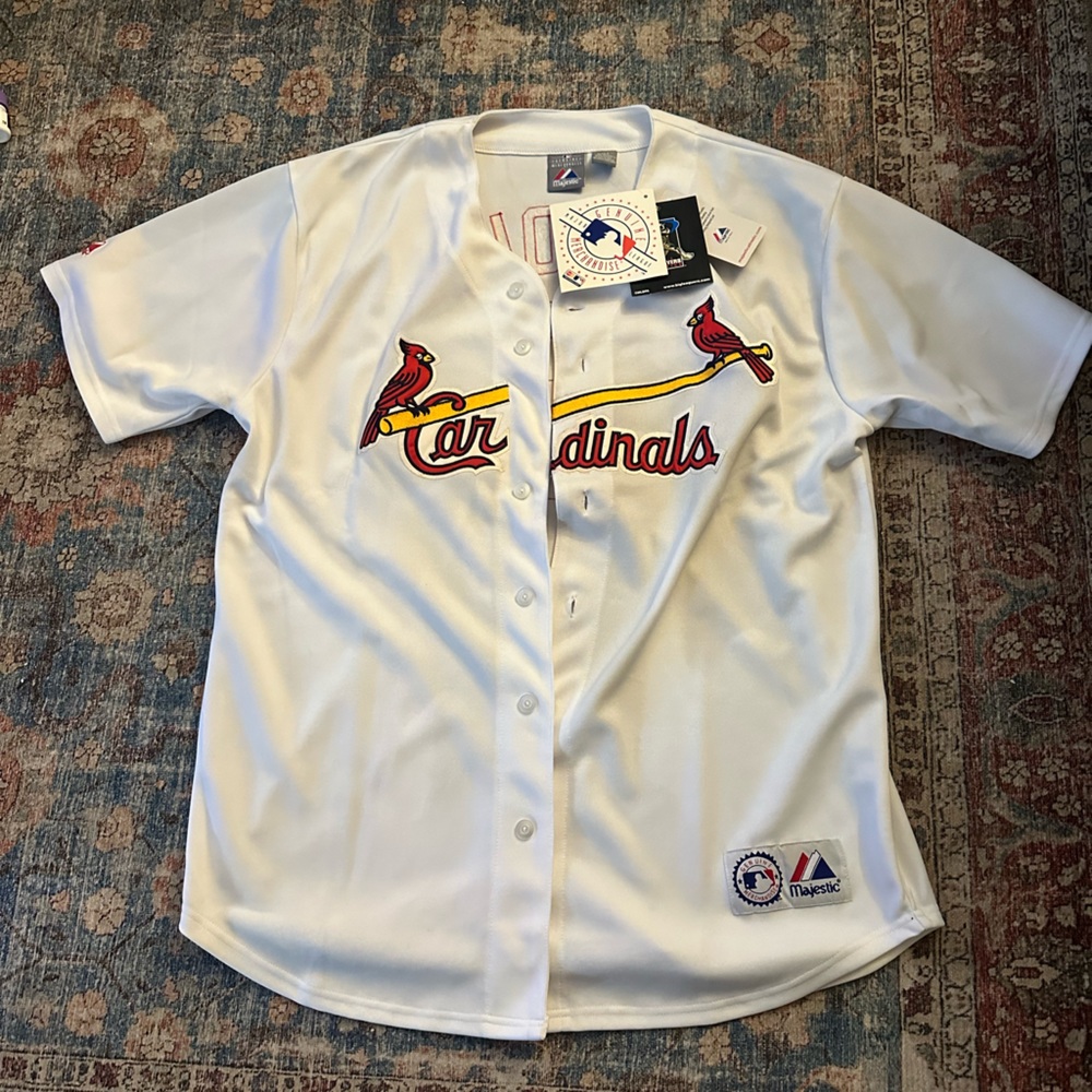 Genuine, stitched Cardinals jersey